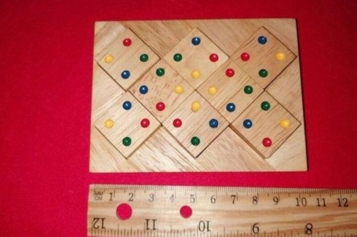 Wooden Logic Puzzle Game