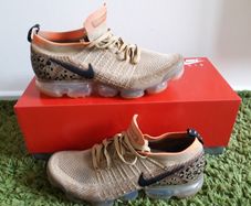 Nike Air VaporMax 2 Cheetah Flyknit Safari Pack Leopard UK-9/EUR-44 AV7973-700 Club Gold/Black-Golden Beige-2018