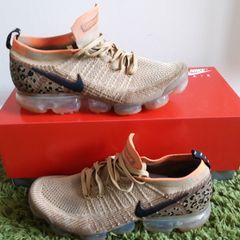 Nike Air VaporMax 2 Cheetah Flyknit Safari Pack Leopard UK-9/EUR-44 AV7973-700 Club Gold/Black-Golden Beige-2018
