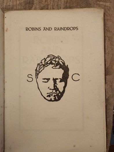 Robins & Raindrops By Marie Louise. Limited Edition Paperback In Fair Condition. See Photos.
