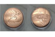 (Error Coin) France 0.25 Euro Copper Uncirculated Coin 2024 - Para-athletics - Paris 2024 Paralympic Games