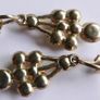 Vintage Earrings feature gold-tone screwback closures adorned with faux pearls and rhinestones Image 5