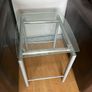two glass side tables and one glass coffee table Image 2
