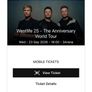 Westlife Standing Ticket Image 2