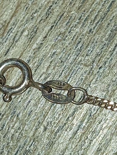Sterling silver chain with cross