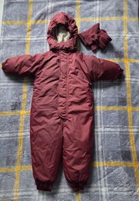 1year, Konges Slojd Burgundy Thermolite Snowsuit
