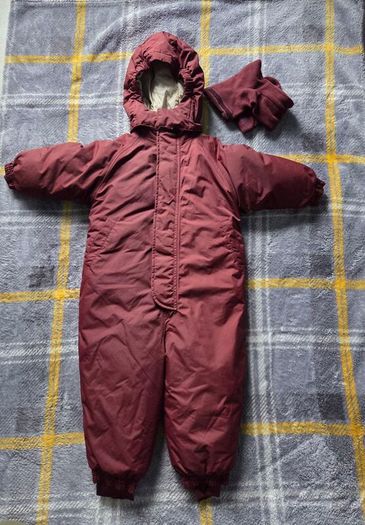 1year, Konges Slojd Burgundy Thermolite Snowsuit