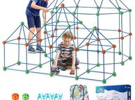 main image for ad Fort Building Kit STEM Construction Toy 120PC or 240PC Castle PlayToy Set