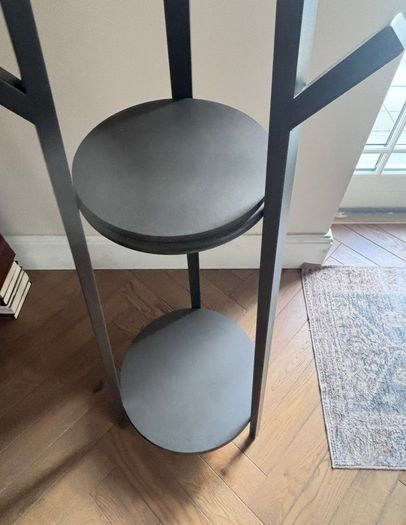 Coat Rack- Contemporary Dark Grey- good condition