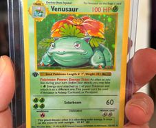 First Edition base set shadowless Venusaur