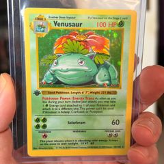 First Edition base set shadowless Venusaur