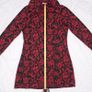 Joe Browns Black Red Floral High Neck Wrap Longline Tunic Long Sleeve Top 12UK/40EU Image 10
