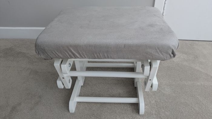 Maternity rocking chair and stool