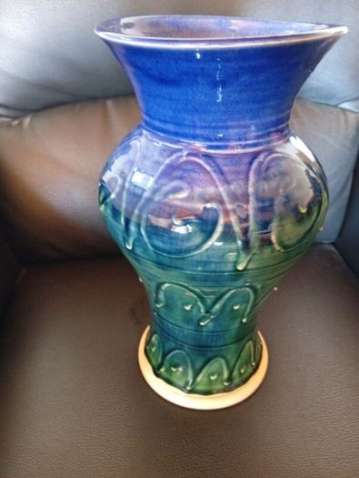 flower vase castle arch pottery