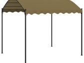 Gazebo 4x3x2.6 m Taupe 180 g/sqm