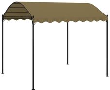 Gazebo 4x3x2.6 m Taupe 180 g/sq. meter