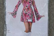 Halloween Fancy Dress Adult Costume 'Feelin Groovy' 70s