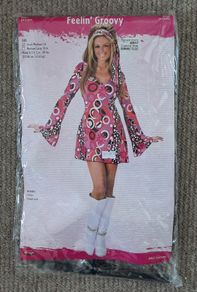 Halloween Fancy Dress Adult Costume 'Feelin Groovy' 70s