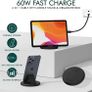 All in One 60W USB Fast Charging Travel Data Cable Set Type C, Lightening and Micro USB Port Inbuilt Mobile Stand Compatible with iPhone, iPad, Samsung, RealMe & All Other Android Phones Image 3