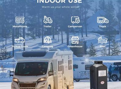 5kw Air Diesel Heater 12V Car Heater Parking Heater With Remote Control LCD Monitor  for Motorhome Trucks kit s