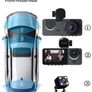 Front and Built-in Car DVR Camera with 1080P Front and 720P Rear Recording,140 Wide-Angle Lens Night Vision HD Dashboard Camera Image 2