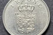 Denmark 1 Krone 1972 Coin