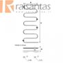Stainless Steel Towel Rail Image 3