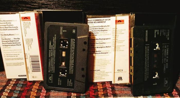 1979.1983. Billy Connolly. Riotous Assembly And A Chance Is As Good As Arrest.Cassette Tapes.