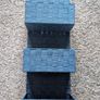 3-Tier Blue Woven Hanging Wall Organizer | Storage Baskets Image 5