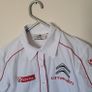 Citroen racing embroidered shirt size small ptp 19" white in like new condition Image 3