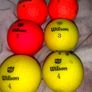 (6) Wilson staff soft balls Image 2