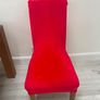 Solid oak dining table and 6 chairs Image 7