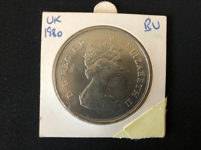 Commemorative Coin British Queen Mother 80th Birthday Crown Coin 1980