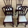 Quality Dolls House Mahogany Furniture Set 7 Pieces Image 4