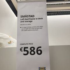 Ikea Smastad Loft Bed with Desk