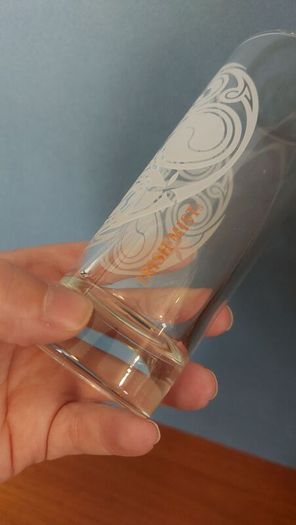 Fabulous Vintage Irish Mist Celtic Design Etched Highball Glass, Made in Italy, Mint Condition