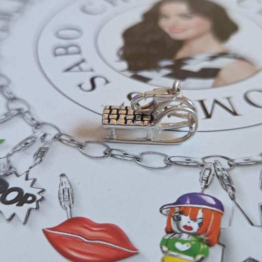 Thomas sabo sled charm club 925 sterling silver