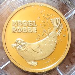 Germany 20 Euro Gold (.9999) Uncirculated Coin 2022 - Grey Seal - Return of Wildlife