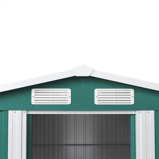 8Ft x 8Ft Green Metal Tool Shed (FREE POSTAGE)