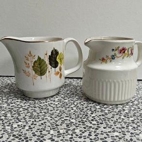 Pair of Arklow and Doherty Pottery Creamer Jugs