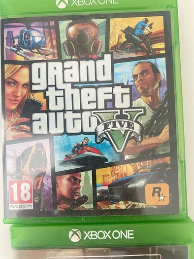 xbox  Play Station with Grand Theft Auto Game