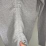jumper grey vneck drawstring front jumper Bnwt Image 2