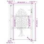 Garden Gate Anthracite 105x155 cm Image 7
