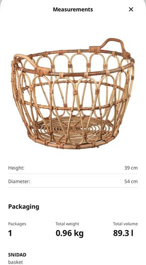 Bamboo basket