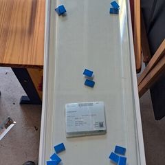 2 Brand new toughened glass pieces for door