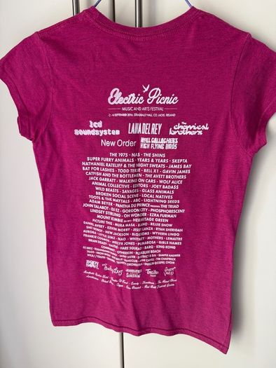 2016 electric picnic merchandise t shirt size small