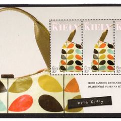 2010 Ireland Irish Fashion Designers Booklet Pane featuring Orla Kelly Mint Never Hinged (MNH). Hibernian HP193