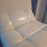 Pair of Leather Swivel Armchairs Image 2