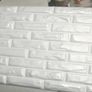 Styrofoam panels BRICK WHITE 100 x 50 cm box 26m2 Image 3