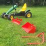 Kids berg john deere go cart Image 10